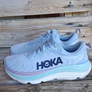 Hoka Gaviota 5 Women's Light Blue Athletic Shoes